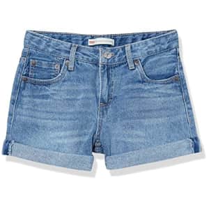 Levi's Girls' Girlfriend Fit Denim Shorty Shorts, Miami Vices, 7 for $10
