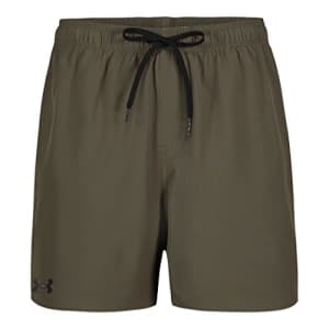 Under Armour Men's Standard Compression Lined Volley, Swim Trunks, Shorts with Drawstring Closure & for $36