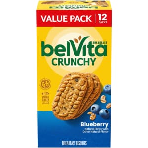 Belvita Crunchy Breakfast Biscuits 4-Count 12-Pack for $5.20 via Sub & Save