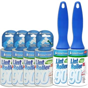 Household Essentials Lint Roller 2-Pack w/ 4 Refills for $12