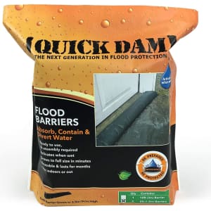 Quick Dam 5-Foot Barrier Flood Dam Bag 2-Pack for $22 Quick Dam 5-Foot Barrier Flood Dam Bag 2-Pack for $22