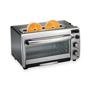 Hamilton Beach 2-in-1 Countertop Oven and Long Slot Toaster, Stainless Steel, 60 Minute Timer and for $73