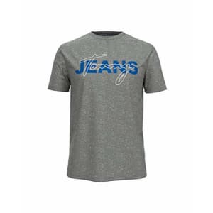 Tommy Hilfiger Men's Short Sleeve Graphic T Shirt, Grey Heather, XL for $20 Tommy Hilfiger Men's Short Sleeve Graphic T Shirt, Grey Heather, XL for $20