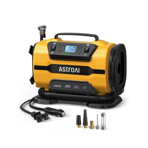 AstroAI 150-PSI 12V Portable Tire Inflator for $51