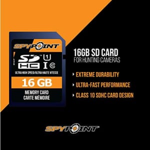 SPYPOINT SD-16GB Hunting Game & Trail Cameras Accessories for $17