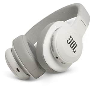 JBL Signature Sound Bluetooth Wireless On-Ear Headphones with Built-in Remote and Microphone, White for $80