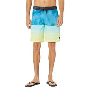 Quiksilver Men's Standard Surfsilk Five 0 19 Boardshort Swim Trunk Bathing Suit, Seaport, 34 for $25