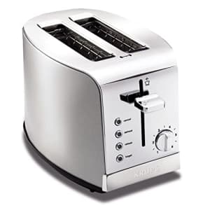 KRUPS 2 Slice Toaster with 6 browning levels and 4 easy-to-use functions for $57