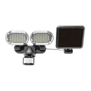 Sunforce Products Sunforce 100-LED Twin Head Solar Motion Light for $30
