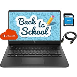2021 HP 14 Thin Laptop, Intel N4020, 8GB RAM Fast 128GB Storage, Webcam Wi-Fi 1-Year Office 365 for $380 2021 HP 14 Thin Laptop, Intel N4020, 8GB RAM Fast 128GB Storage, Webcam Wi-Fi 1-Year Office 365 for $380