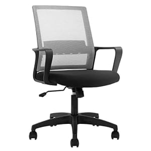 BestOffice Office Chair Ergonomic Chair Mid Back Mesh Desk Chair Adjustable Height Swivel Mesh Chair Computer for $47