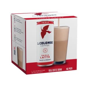 La Colombe Triple Draft Latte 9-oz. Can 4-Pack for $9