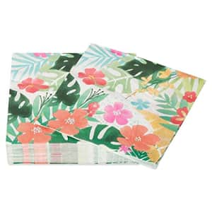 American Greetings Tropical Luau Party Supplies for BBQs and All Summer Parties, Lunch Napkins for $13