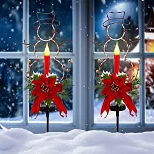Solpex Solar Christmas Outdoor LED Light 2-Pack for $15