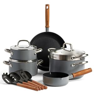 GreenPan Mayflower Pro Hard Anodized Healthy Ceramic Nonstick, 13 Piece Cookware Pots and Pans Set, for $150