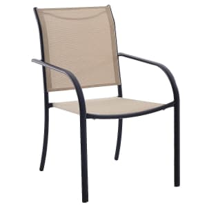 Style Selections Pelham Bay Stackable Steel Chair for $10