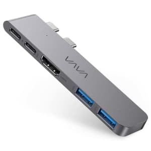 Vava 5-Port USB-C Hub for MacBook for $8