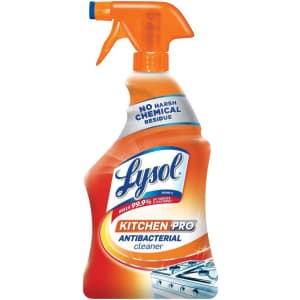 Lysol Kitchen Pro 22-oz. Antibacterial Cleaner for $4