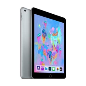Unlocked 6th-Gen. Apple iPad 9.7" 32GB WiFi + 4G LTE Tablet (2018) for $135
