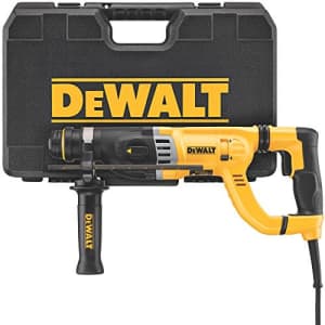 DEWALT Rotary Hammer Drill with Shocks, D-Handle, SDS, 1-1/8-Inch (D25263K) for $172 DEWALT Rotary Hammer Drill with Shocks, D-Handle, SDS, 1-1/8-Inch (D25263K) for $172