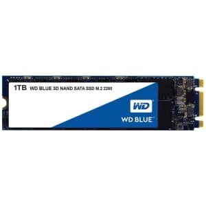 WD Blue 3D 1TB SATA III 6Gbps Internal SSD for $102