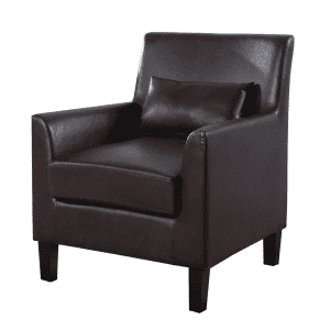 Best Master Xavier Arm Chair with Throw Pillow for $123