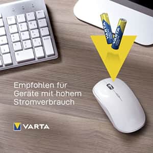 Varta AAA Alkaline Batteries (4-Pack) for $15
