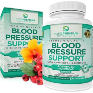 PurePremium Blood Pressure Support Supplement for $19 via Sub. & Save