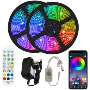 Angroc 33-Foot LED Strip Lights for $15 Angroc 33-Foot LED Strip Lights for $15