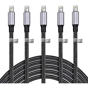StinkLight MFi Certified Lightning Cable 5-Pack for $6 StinkLight MFi Certified Lightning Cable 5-Pack for $6