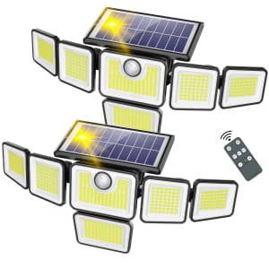 6-Head LED Solar Outdoor Light 2-Pack for $30 6-Head LED Solar Outdoor Light 2-Pack for $30