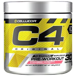 Cellucor C4 Original Pre Workout Powder Strawberry Margarita| Vitamin C for Immune Support | Sugar Free for $25 Cellucor C4 Original Pre Workout Powder Strawberry Margarita| Vitamin C for Immune Support | Sugar Free for $25