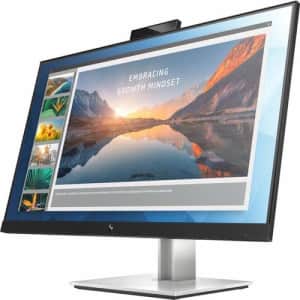HP E24d G4 23.8" Full HD LED LCD Monitor - 16:9 - Black, Silver for $299