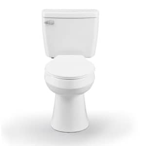Project Source Pro-Flush Elongated Chair Height 2-Piece WaterSense Toilet for $89