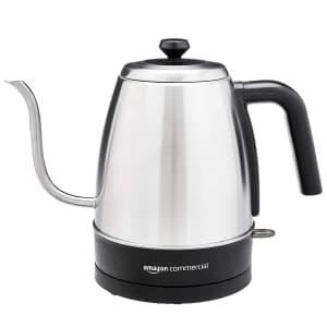 AmazonCommercial Programmable Stainless Steel Electric Gooseneck Kettle for $21