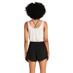 Volcom Women's Regular Lived in Lounge Fleece Sweat Shorts, Black-White, Medium for $10