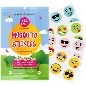BuzzPatch 60-Count Mosquito Patch Stickers for $12 via Sub & Save