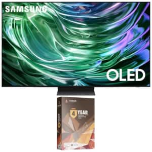 SAMSUNG QN55S90DAFXZA 55 Inch 4K OLED Smart TV with Dolby Atmos and 4 Year Amber Protection Plan for $1,498 SAMSUNG QN55S90DAFXZA 55 Inch 4K OLED Smart TV with Dolby Atmos and 4 Year Amber Protection Plan for $1,498