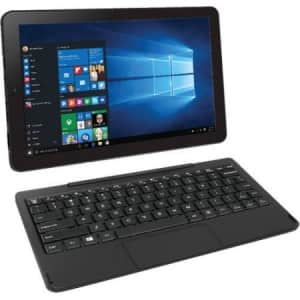 RCA 10.1" Windows 32GB 2-in-1 Tablet w/ Pogo Keyboard for $99