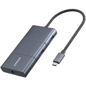 Anker PowerExpand 6-in-1 USB-C Adapter Power Bank for $20