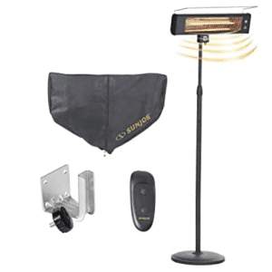 Sun Joe 5,118-BTU Water-Resistant Electric Infrared Patio Heater: $80