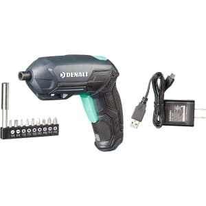 Denali by SKIL 4V Cordless Pivoting Screwdriver w/ 10-Piece Bit Set for $22