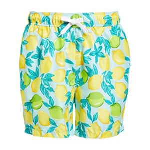 Kanu Surf Men's Monaco Swim Trunks, Lemons Lt Blue, Large for $20