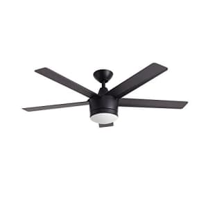 Home Decorators Collection Merwry LED 52" Indoor Ceiling Fan (Black) for $120