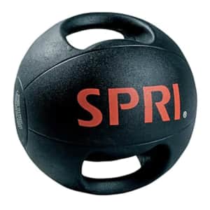SPRI Xerball 10-lb. Dual Grip Medicine Ball for $42