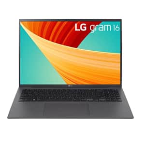 LG gram 16 Lightweight Laptop, Intel 13th Gen Core i7 Evo Platform, Windows 11 Home, 16GB RAM, 1TB for $999