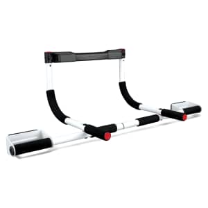 Perfect Fitness Multi-Gym Doorway Pull Up Bar and Portable Gym System for $22 Perfect Fitness Multi-Gym Doorway Pull Up Bar and Portable Gym System for $22