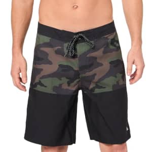 Quiksilver Men's Standard Everyday Division 20 Boardshort Swim Trunk, Black 241 for $19