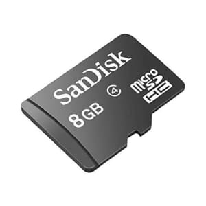 SanDisk 8 GB Class 2 microSDHC Flash Memory Card with SD Adapter for $9