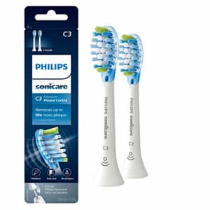 Genuine Philips Sonicare C3 Premium Plaque Control Toothbrush Head, HX9042/65, 2-pk, White for $27